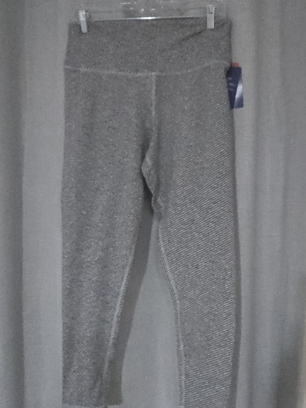 Champion Gray High-Waist Texture Leggings